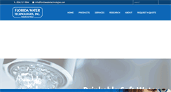 Desktop Screenshot of floridawatertechnologies.com